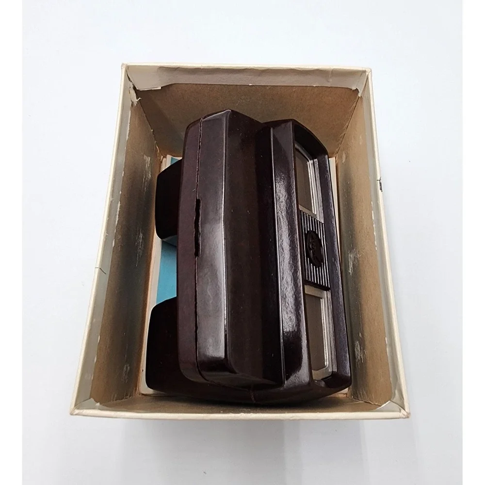 Vintage Sawyer's Viewmaster Viewer View Master Brown with box‎